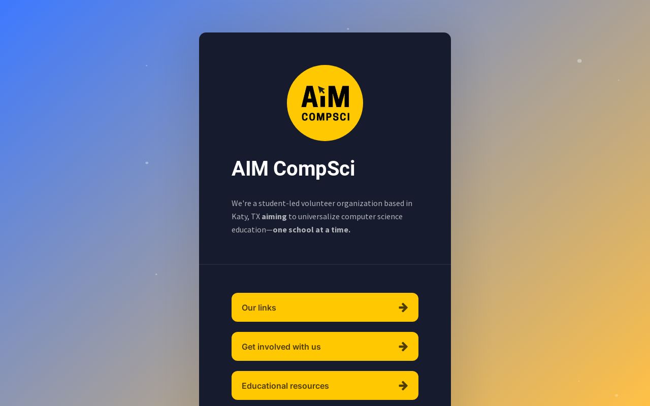AIM CompSci Carrd
